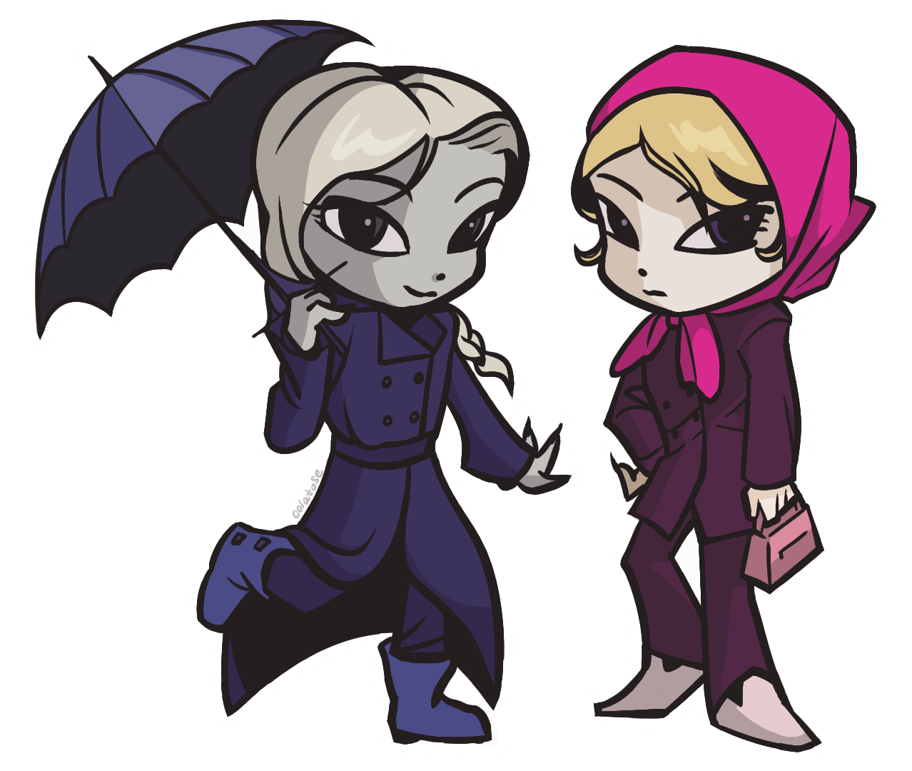 Chibi Asch and Ethan